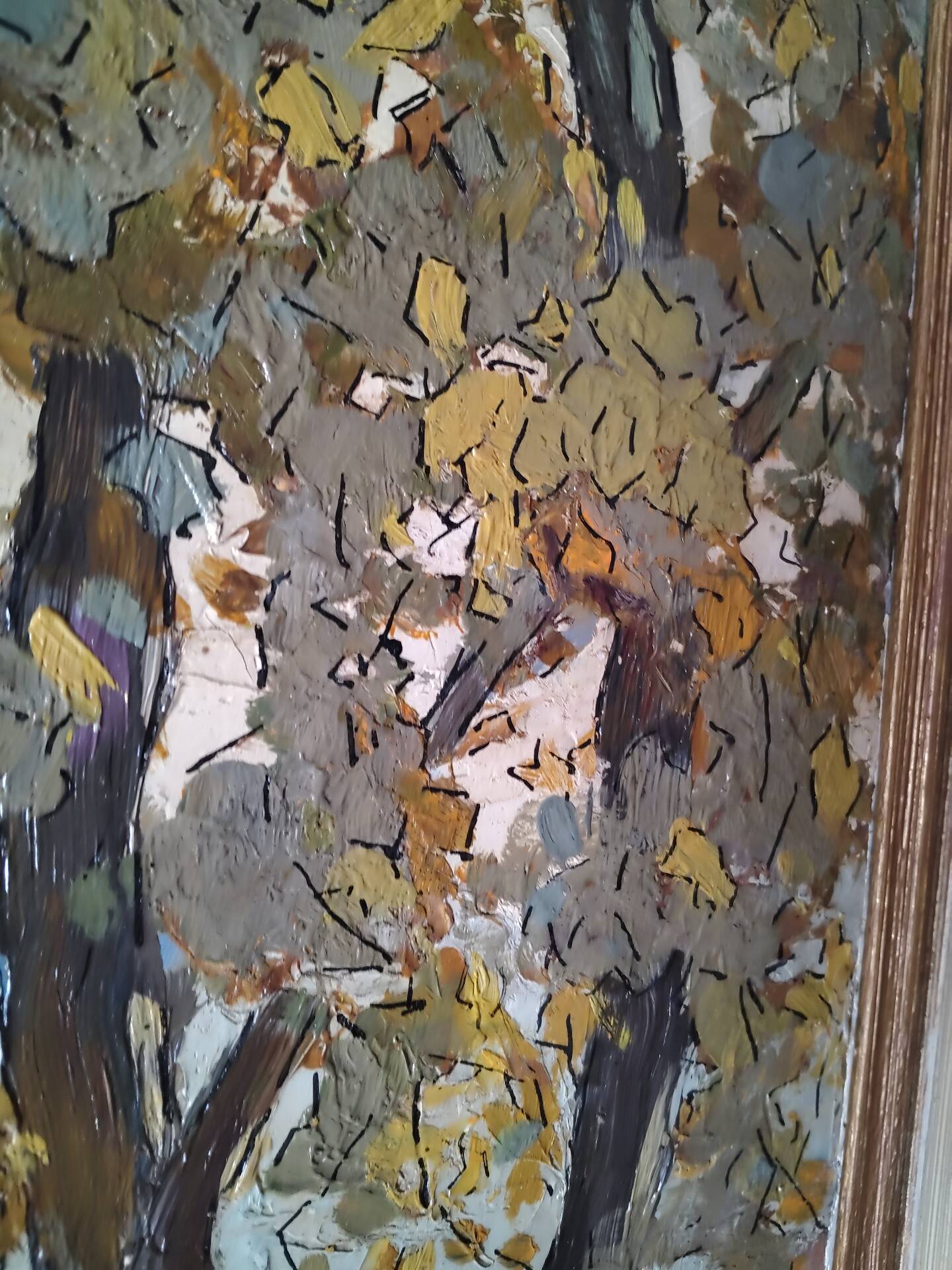 Double-sided oil by paulette genet (1890-1983) french school