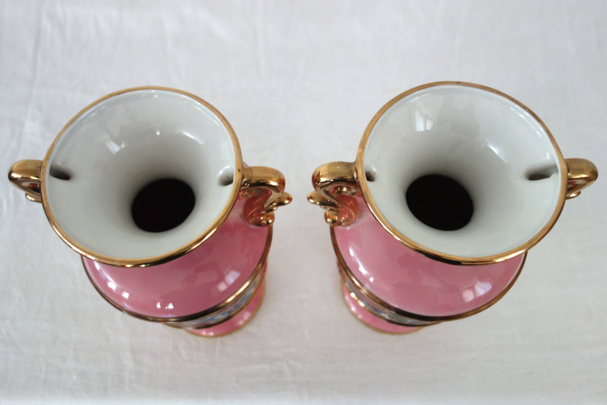 Pair of Italian ceramic vases from the 1950s.