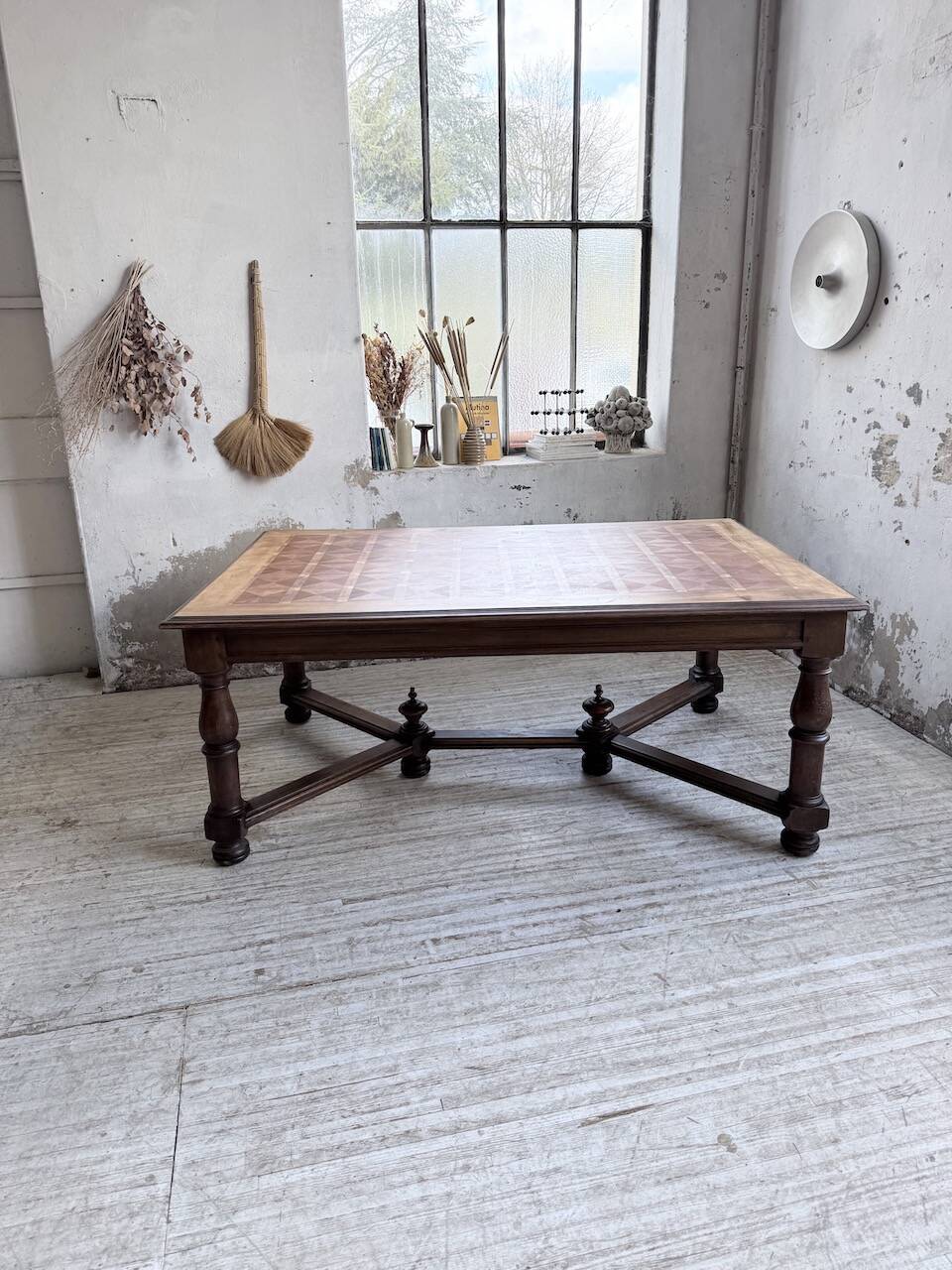 Oak table in Louis XIV style 1900