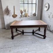 Table chêne style Louis XIV 1900