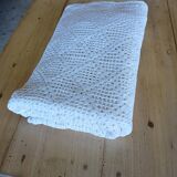 Handmade crochet antique bedspread