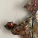 Antique wall candle holder, folk art