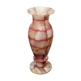 Pink marble vase