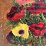 Oil on vintage panel