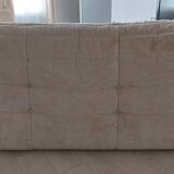 TOGO Banquette' 2 places velours ras beige Ligne Roset 1980
