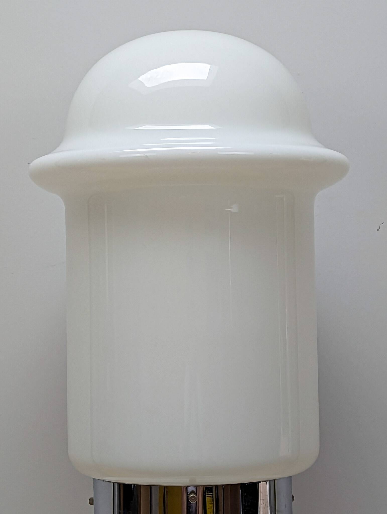 Very tall mid century Karel Volf designed floor lamp - White