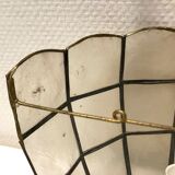 Pair of mother-of-pearl shell sconces