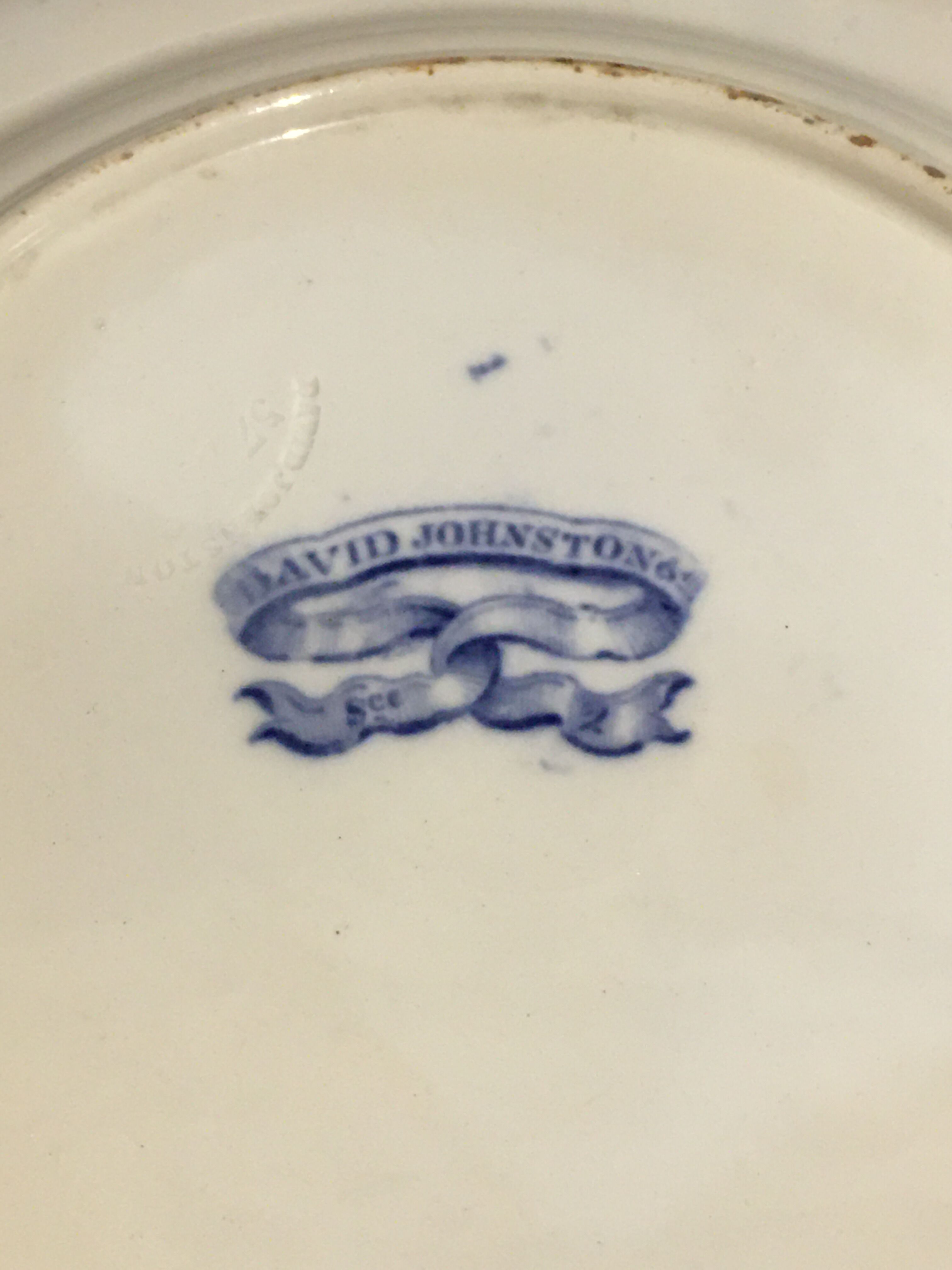 David Johnston Plate