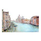 Dibujo de Venecia. Grand canal.