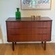 Vintage Scandinavian "Ingrid" teak chest of drawers