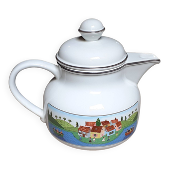 Naif Villeroy and Boch Design Teapot 6 people.