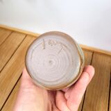 Handmade soliflore vase in glazed terracotta