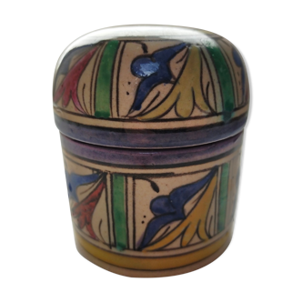 Box or pot with Moroccan ceramic lid