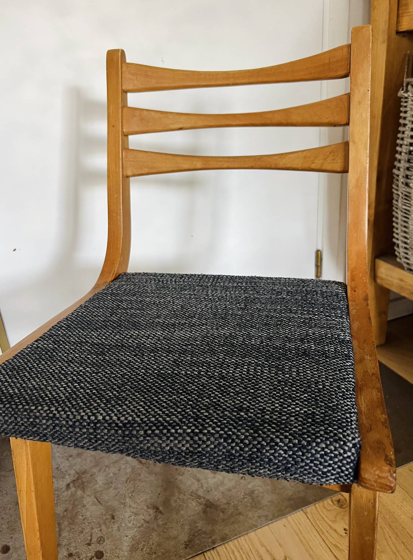 (Lot) 3 Compass Leg Chairs 1960s Scandinavian