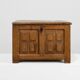 Rustic oak chest or trunk, France, 18th century