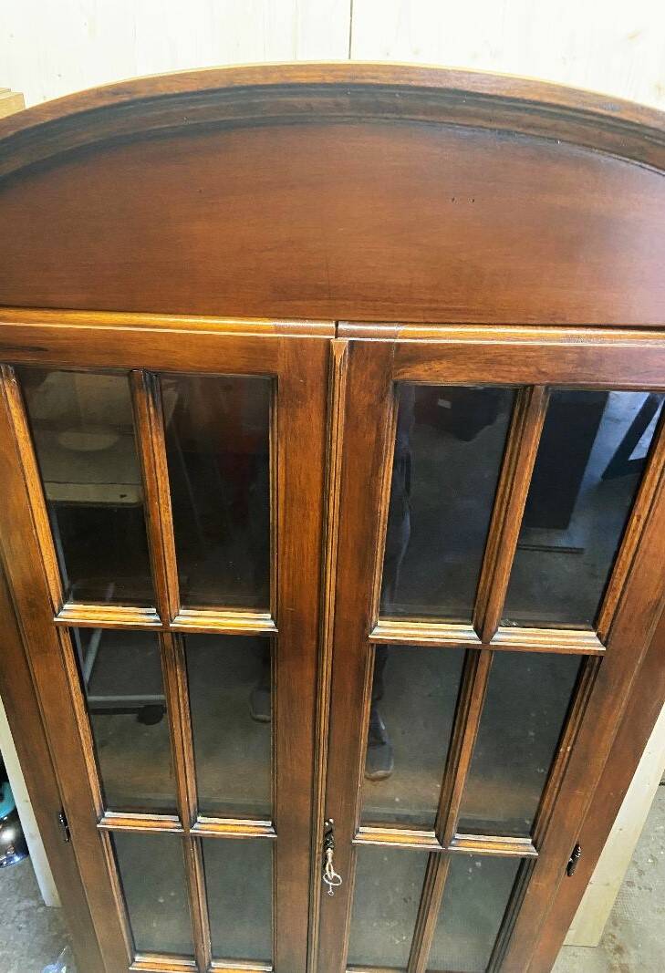 Old Living Room Library Display Case Called "Gendarme's Hat"