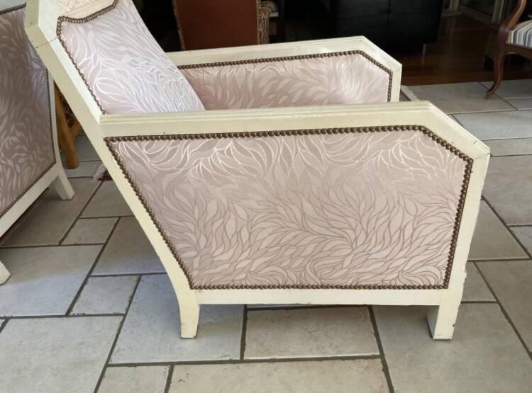 Paire de fauteuils art déco