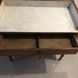 Marble top toilet table