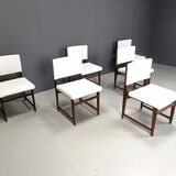 Mid century teak scandinavian dining chairs, 1960s