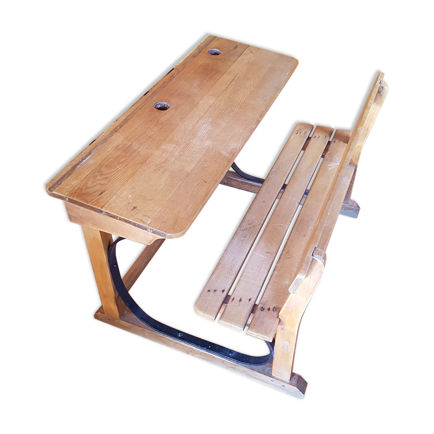 Double school desk Léo Wiart