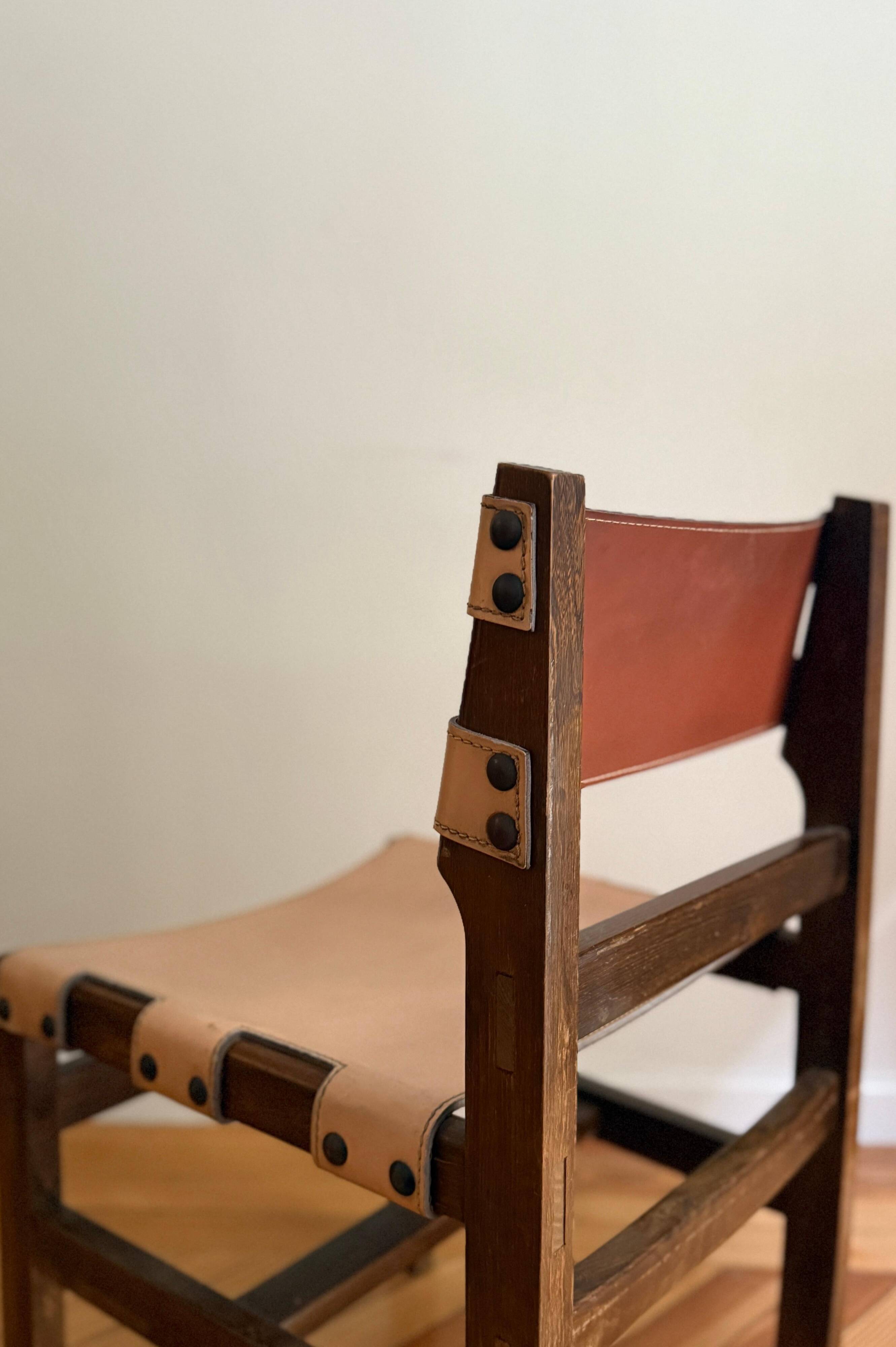 Chairs by Pierre Chapo for Maison Regain