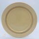 6 flat plates with a fine decoration of blue and gold borders.