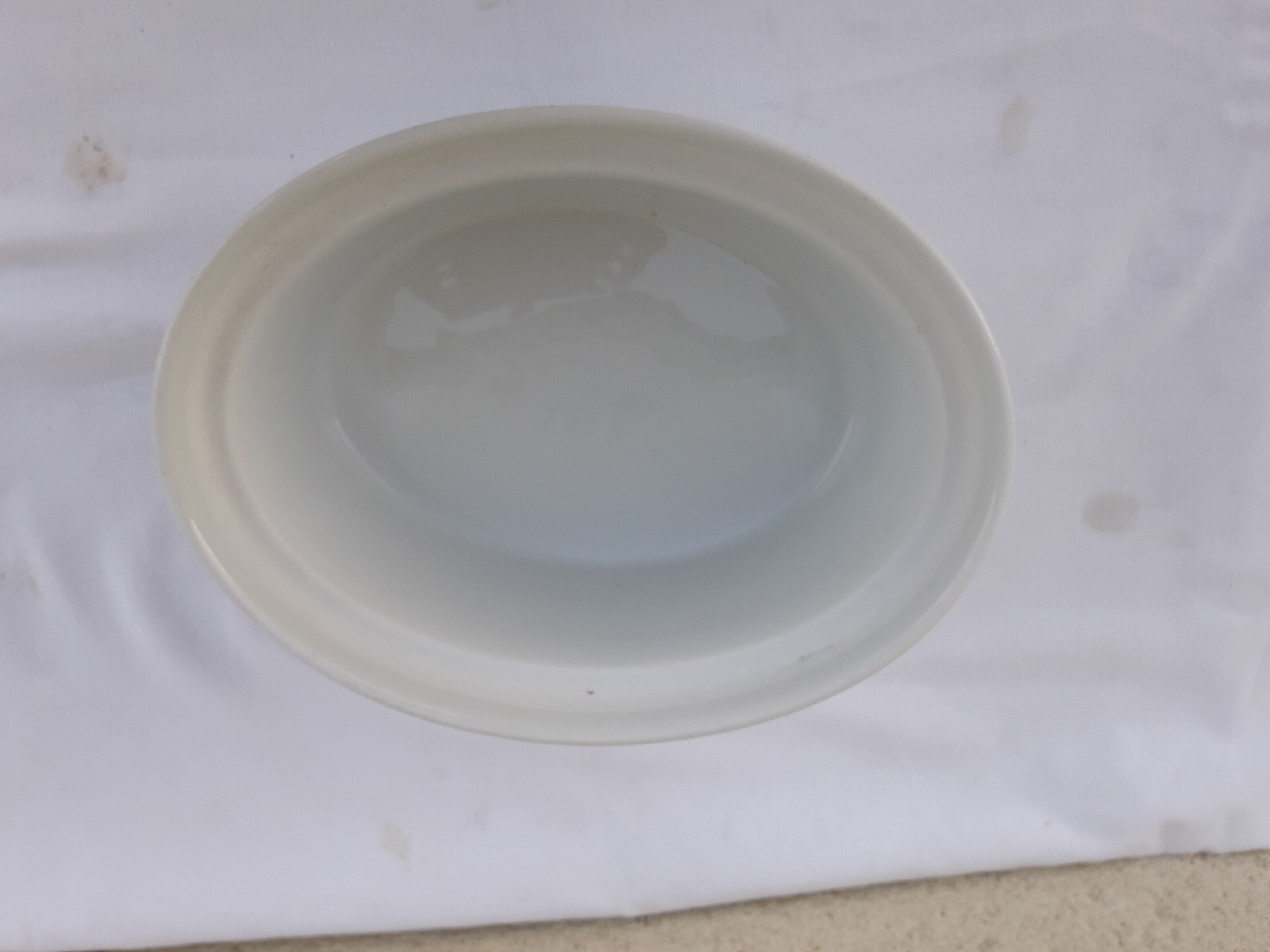 Porcelain dish from Paris model Herbier