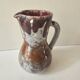 Glazed ceramic pitcher signed Morvan (Design by Gaston Gaubier)