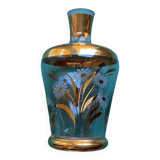 Vase with flowers gilded with fine gold