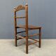 Ensemble de six chaises de cuisine anglaises anciennes