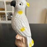 Vintage ceramic parrot