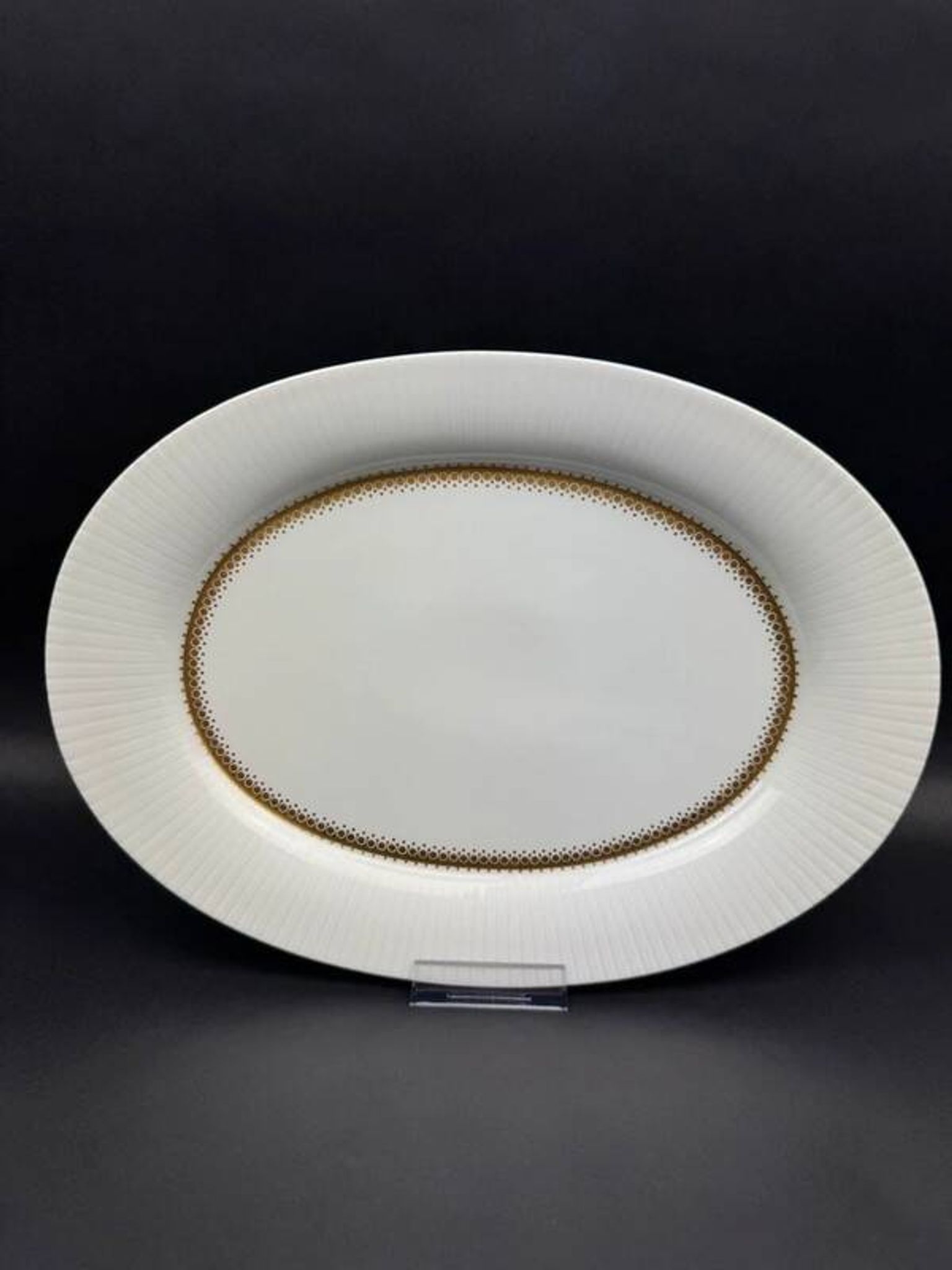 Rosenthal Tapio Wirkkala large oval ripple dish