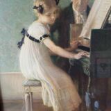 Tableau la leçon de piano