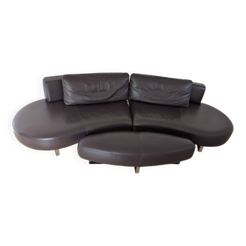 Steiner Mandala Sofa – 2016 Edition – Louisiana Leather (brown) – Like new condition