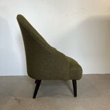 Restored crapaud armchair