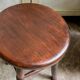 Dark wood stool