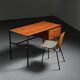 Metal and laminate desk, Meurop, 1960s