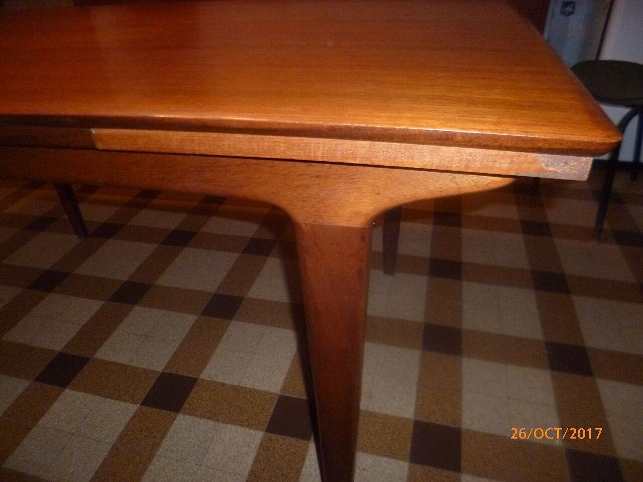 Teak 1960 scandinavian style dinning table