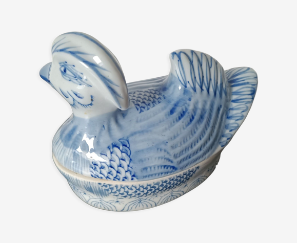 Terrine porcelaine canard mandarin