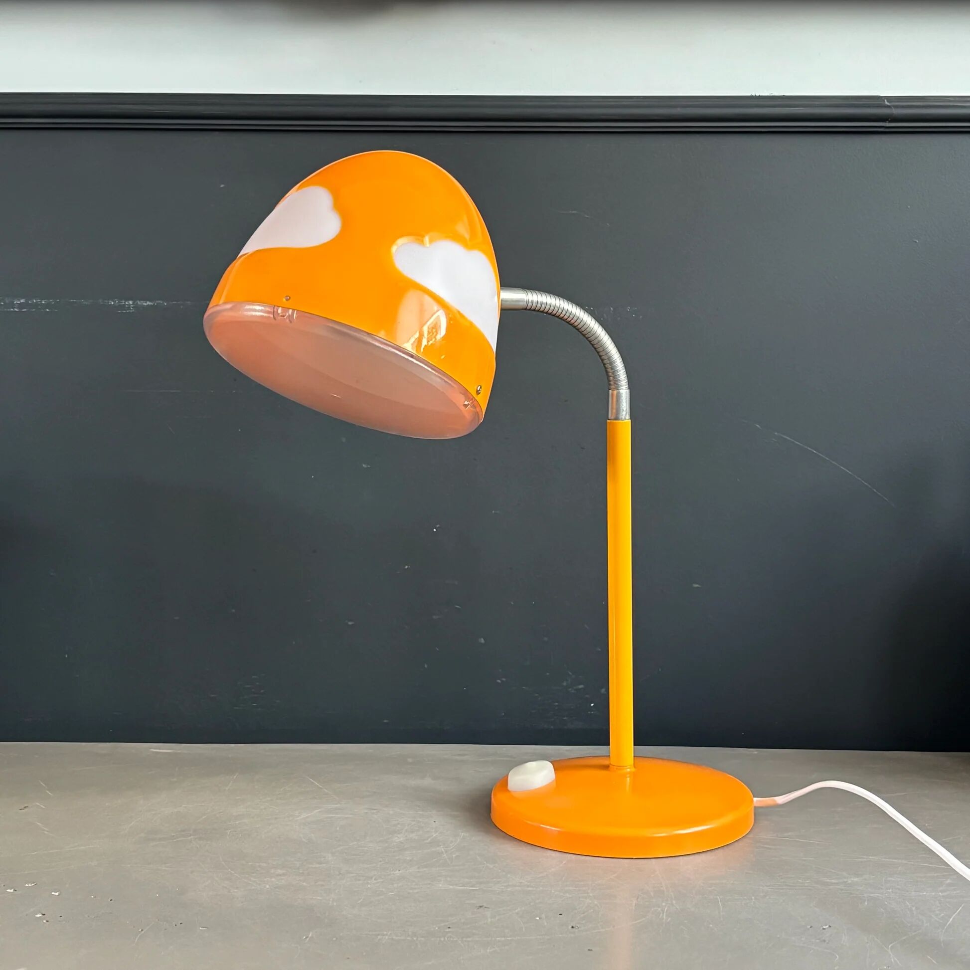 IKEA Skojig orange lamp, by designer Henrik Preutz.
