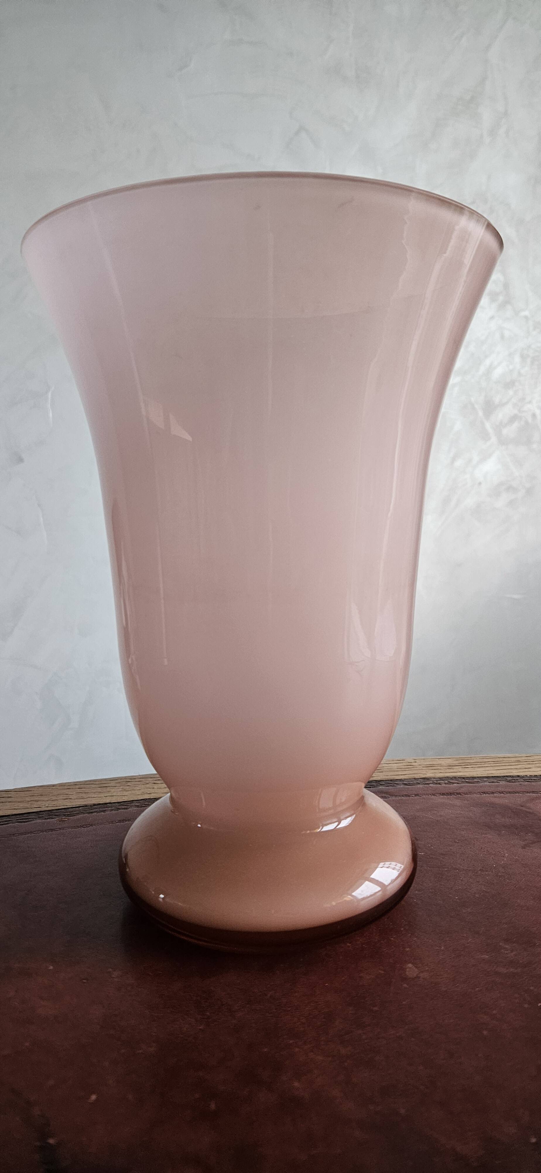 Large opaline vase