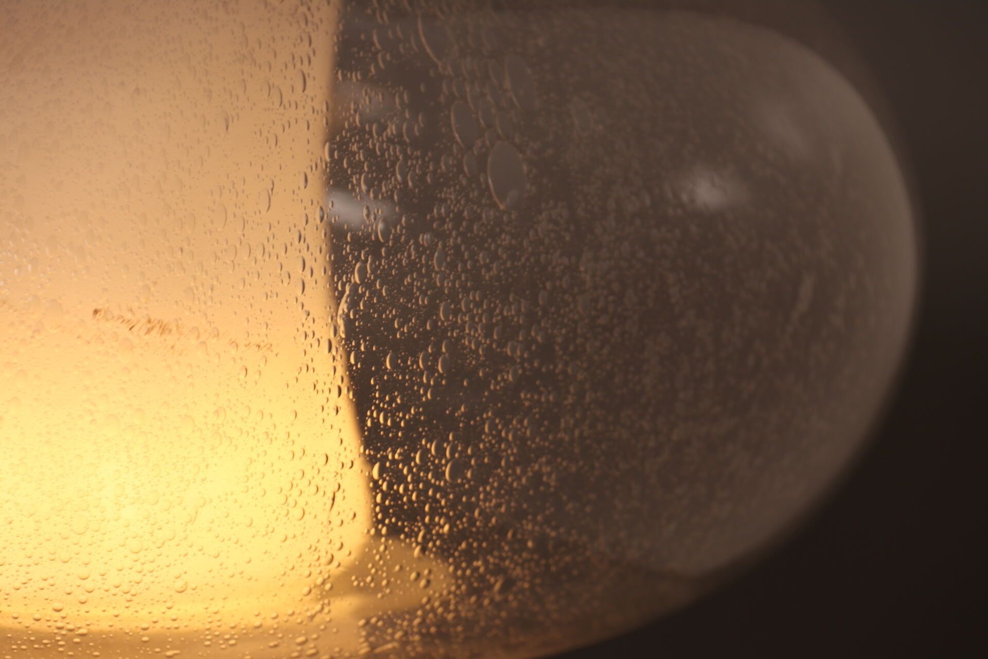 Table lamp in mouth-blown glass  Italy - 1970's