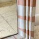 Antique hand-painted wooden mirror