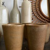 Stoneware pitcher and tumbler service