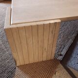 Travertine coffee table