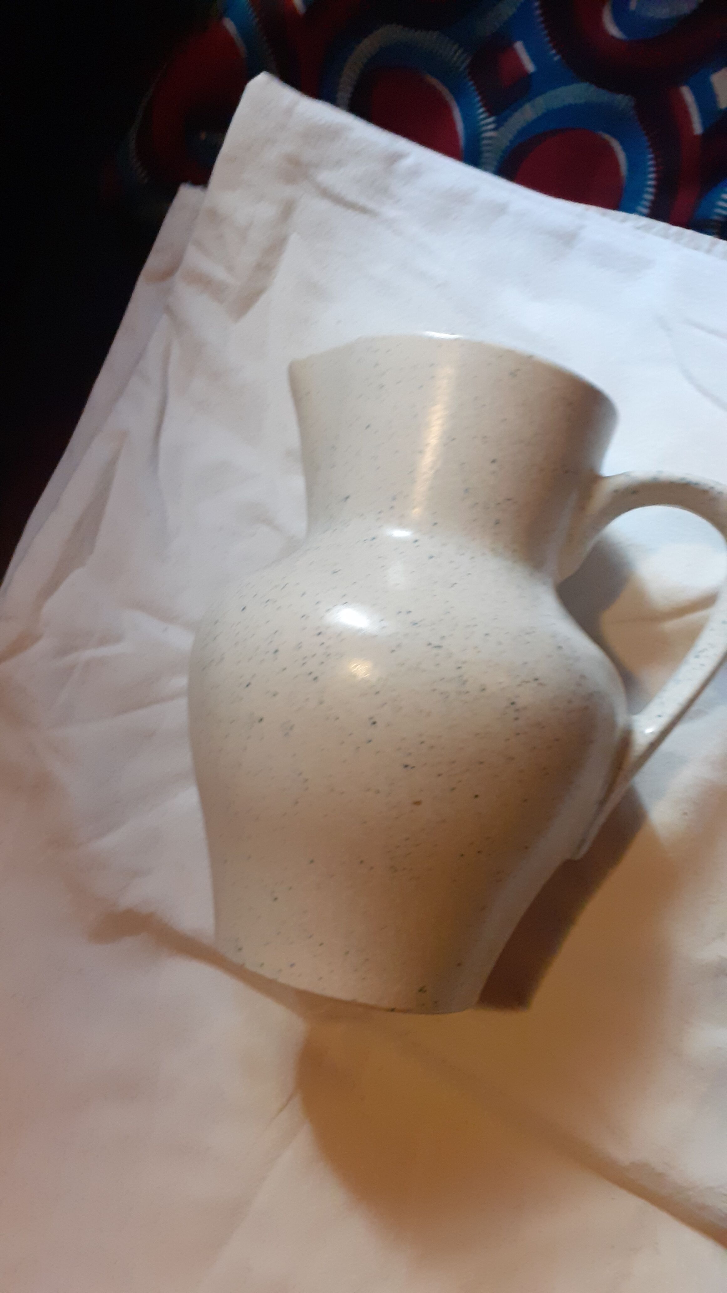 Vintage Speckled Pitcher