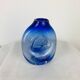 Vase verre soufflé signé Jon Slatcher 1993