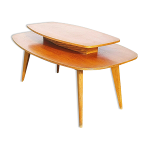 Table basse double plateau