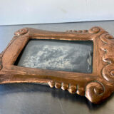 Art nouveau copper metal photo frame