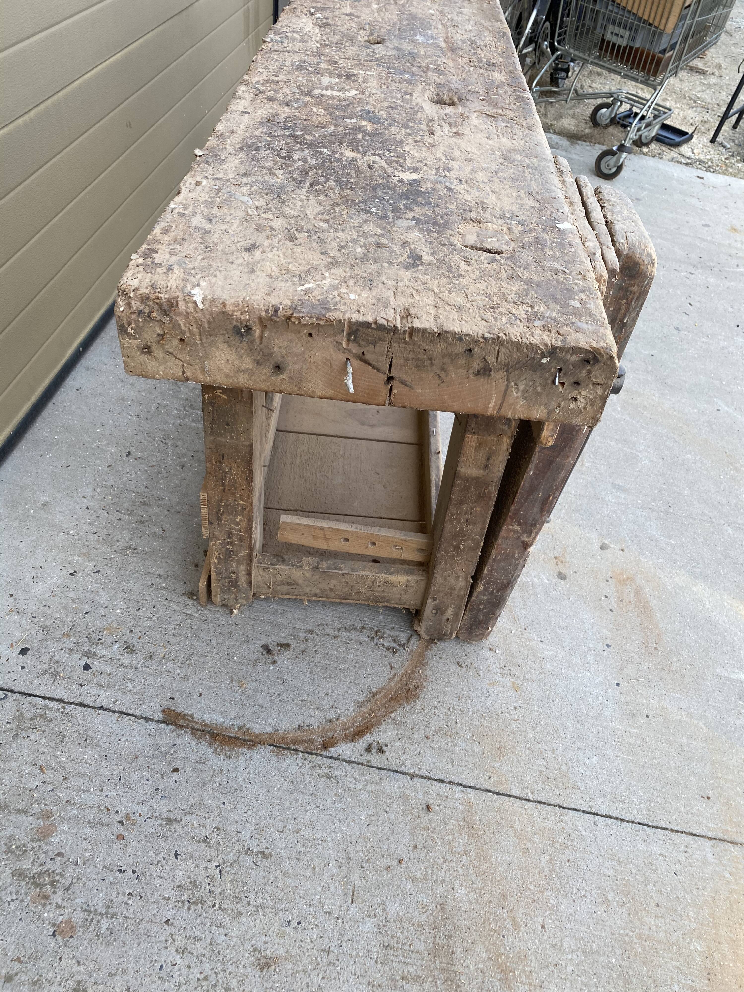 Traditional press joiner's workbench